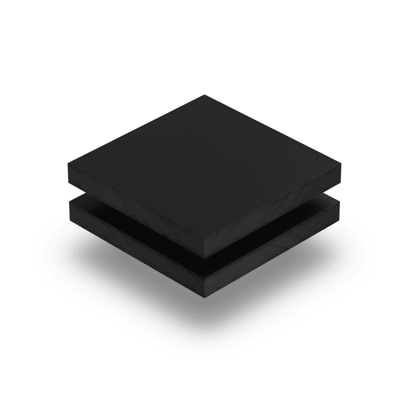 HPL Struktur Platte Schwarz