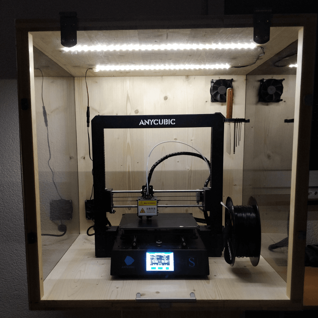 3D-Drucker-Gehäuse mit Tür aus Plexiglas