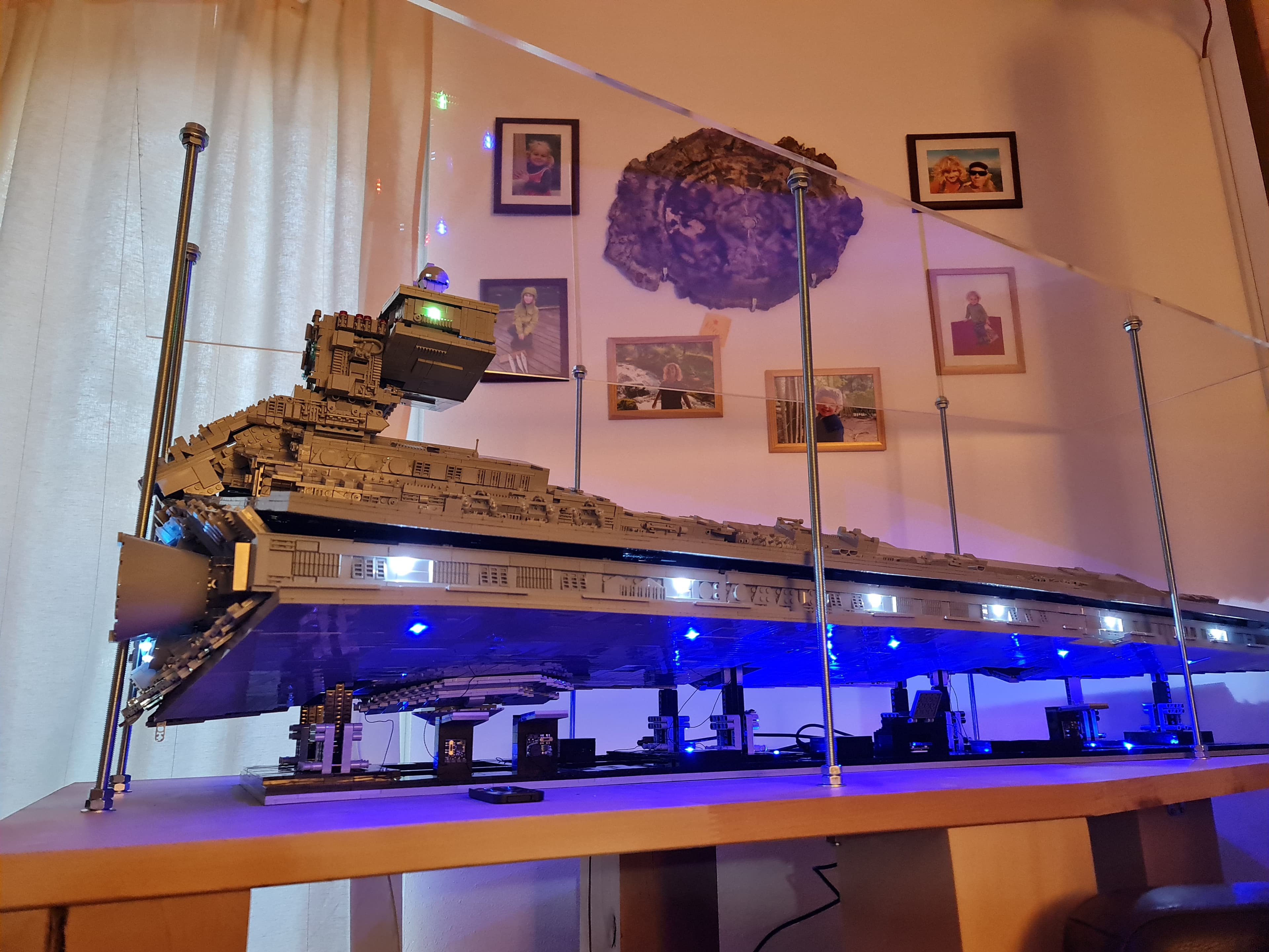 Abdeckplatte aus Acrylglas für Lego-Projekt01