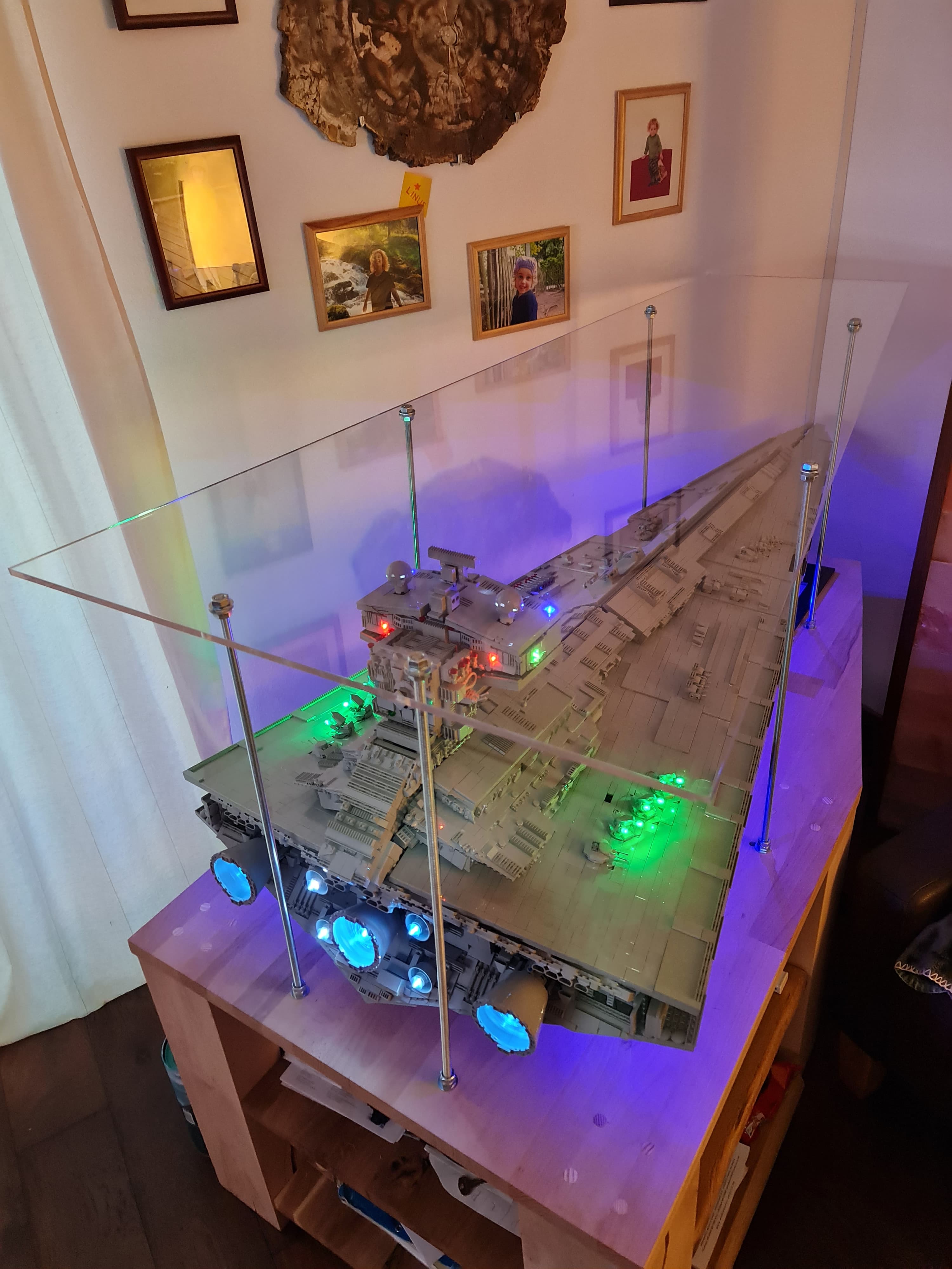 Abdeckplatte aus Acrylglas für Lego-Projekt02
