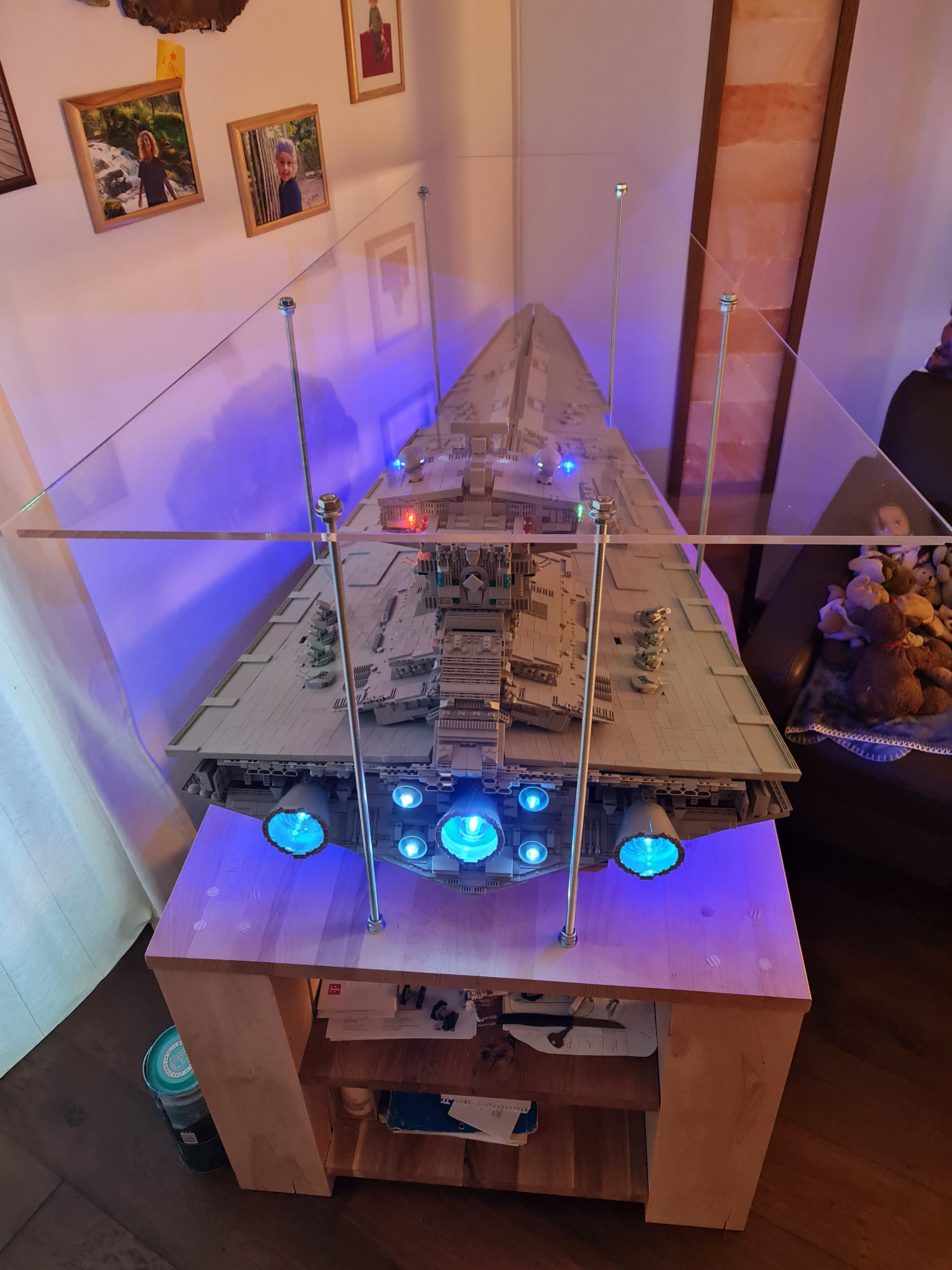 Abdeckplatte aus Acrylglas für Lego-Projekt03