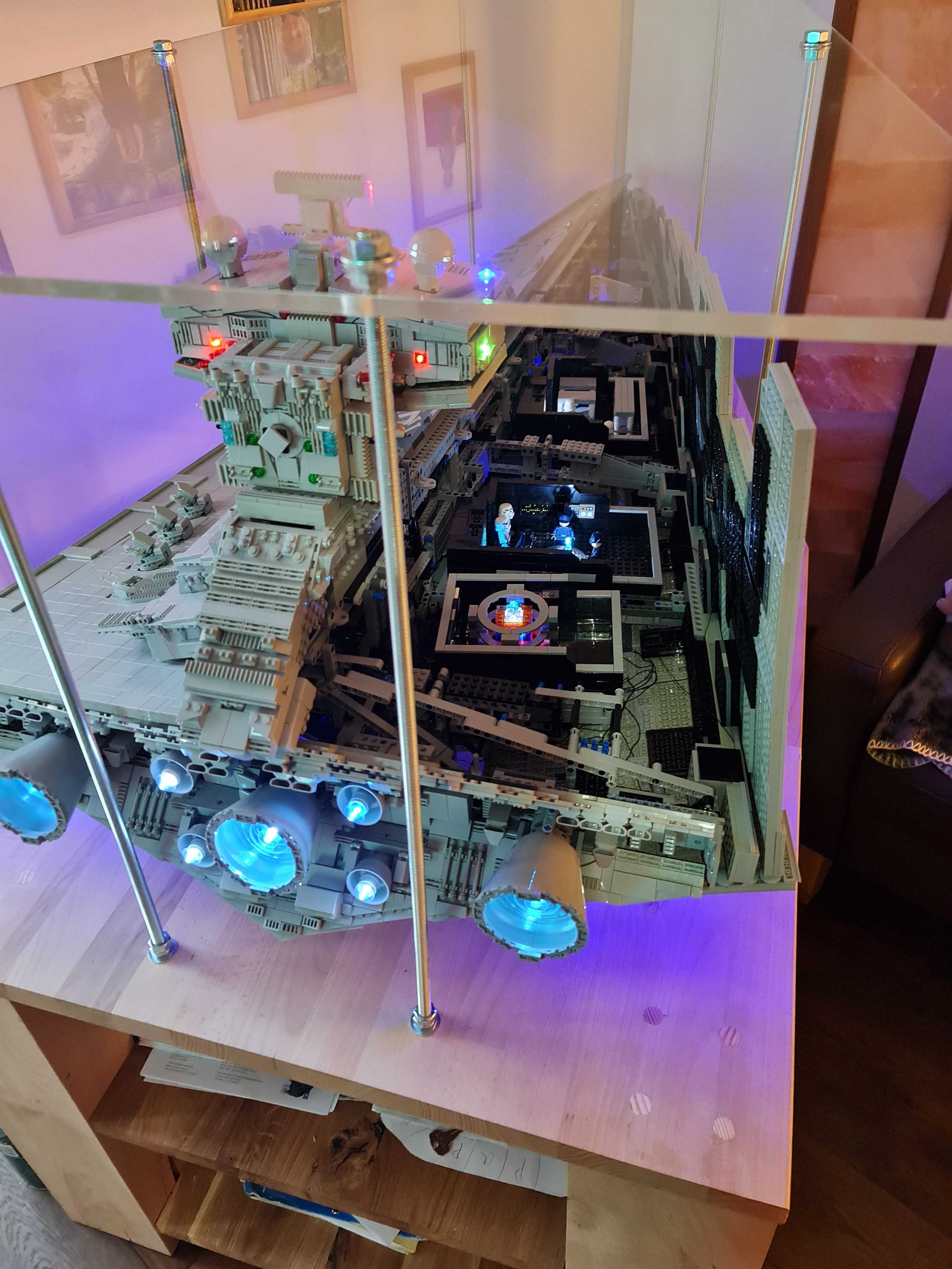 Abdeckplatte aus Acrylglas für Lego-Projekt04