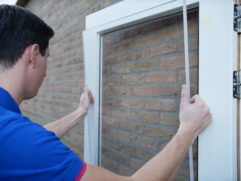 Acrylglas Fenster platzieren