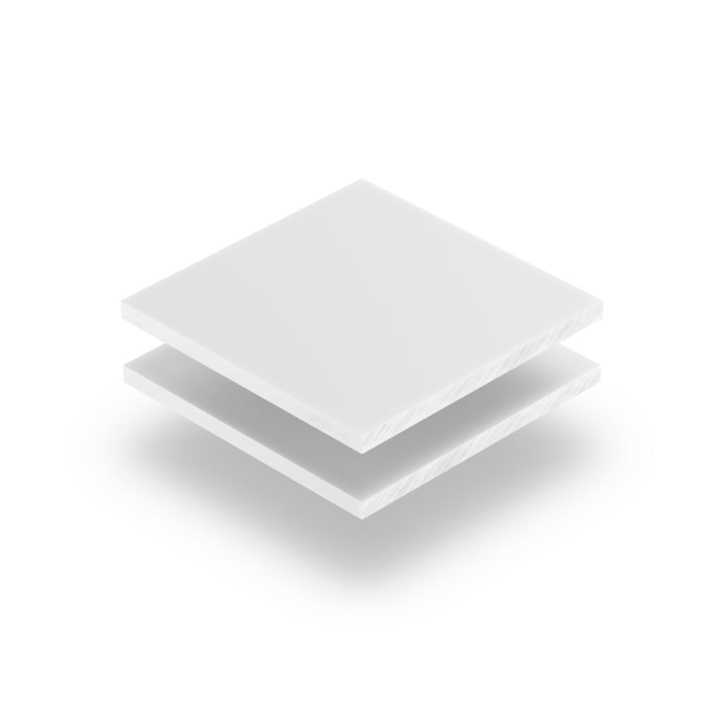 Acrylglas-Platte-Frost-Weiss