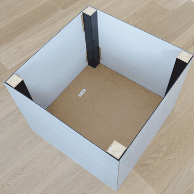 Acrylglas tisch kleben
