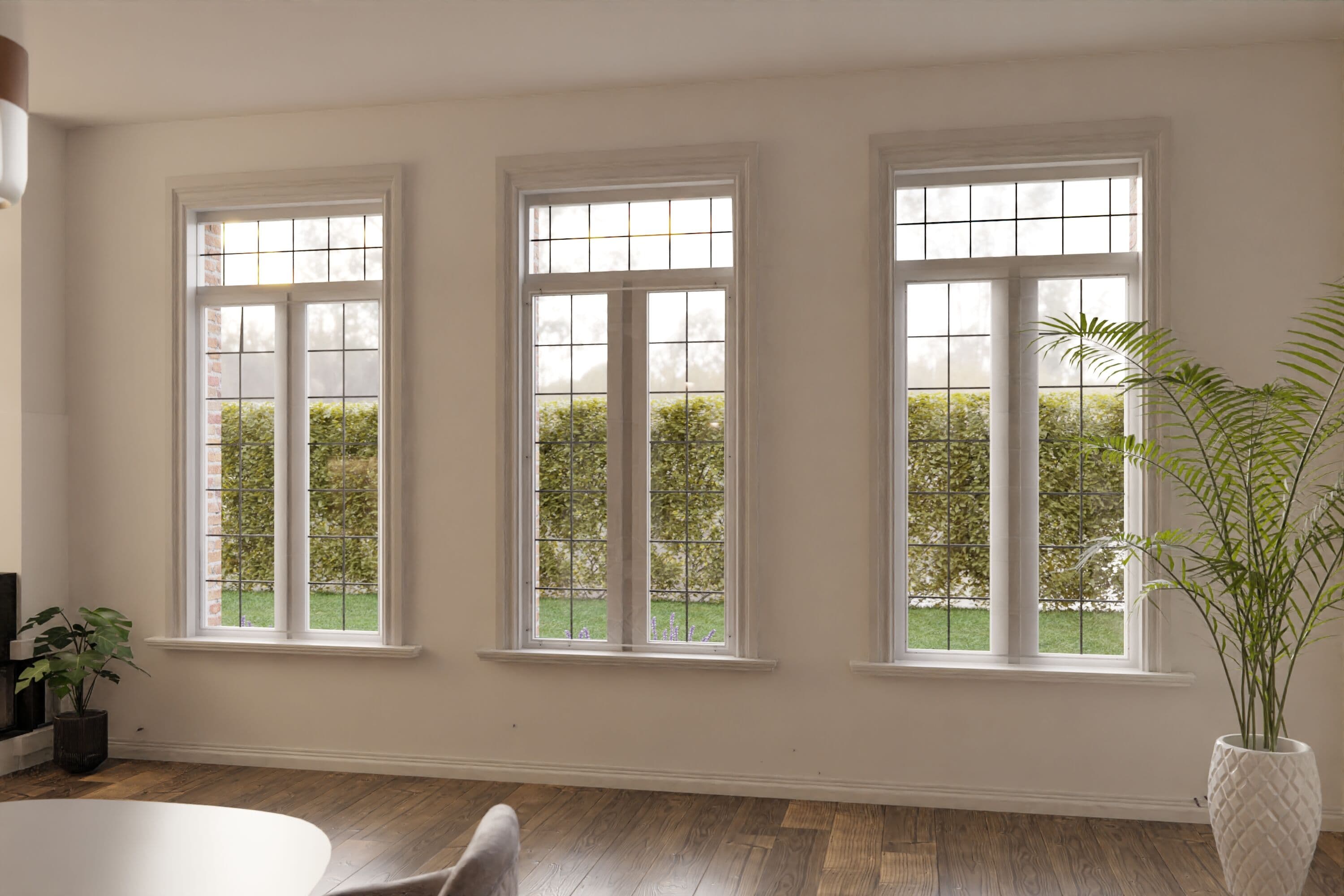Acrylglas Vorsatzfenster mit Klammern