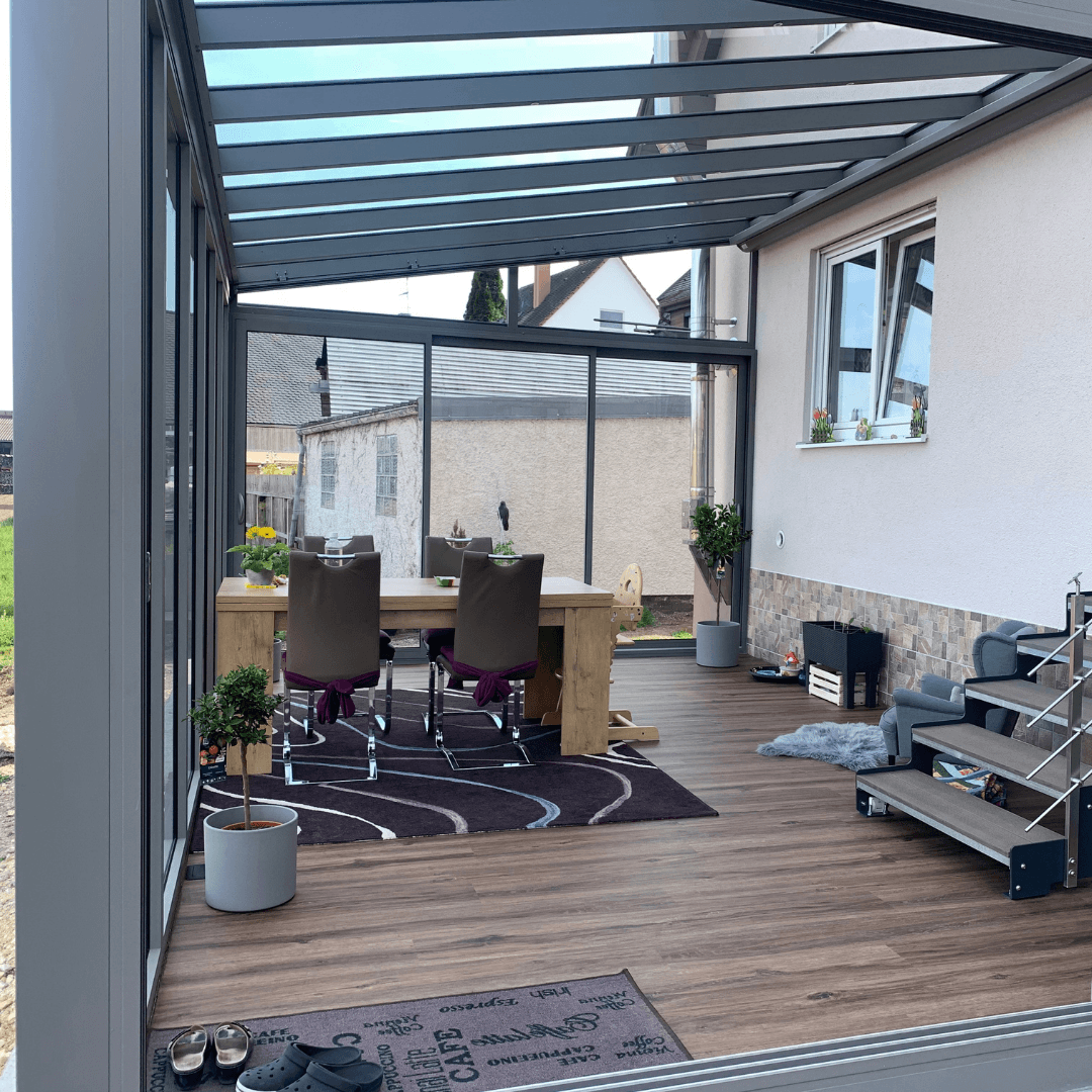 Wintergarten isolieren mit Forex-Platten