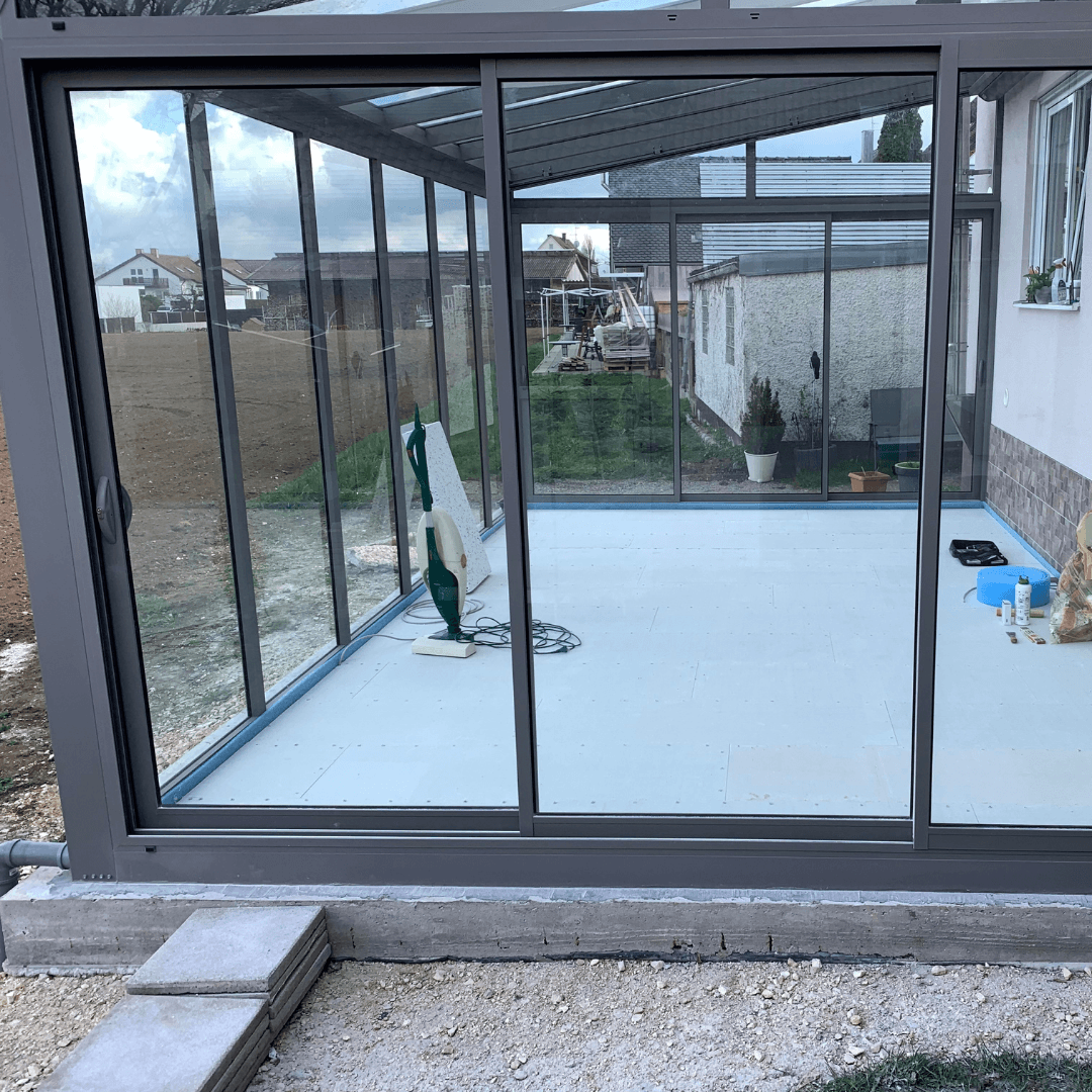 Wintergarten isolieren mit Forex-Platten
