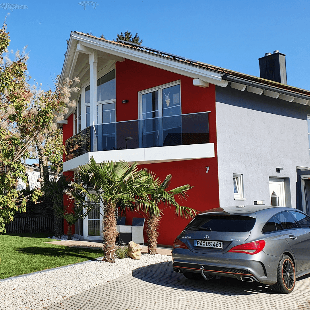 Balkon-Verkleidung aus HPL Platten