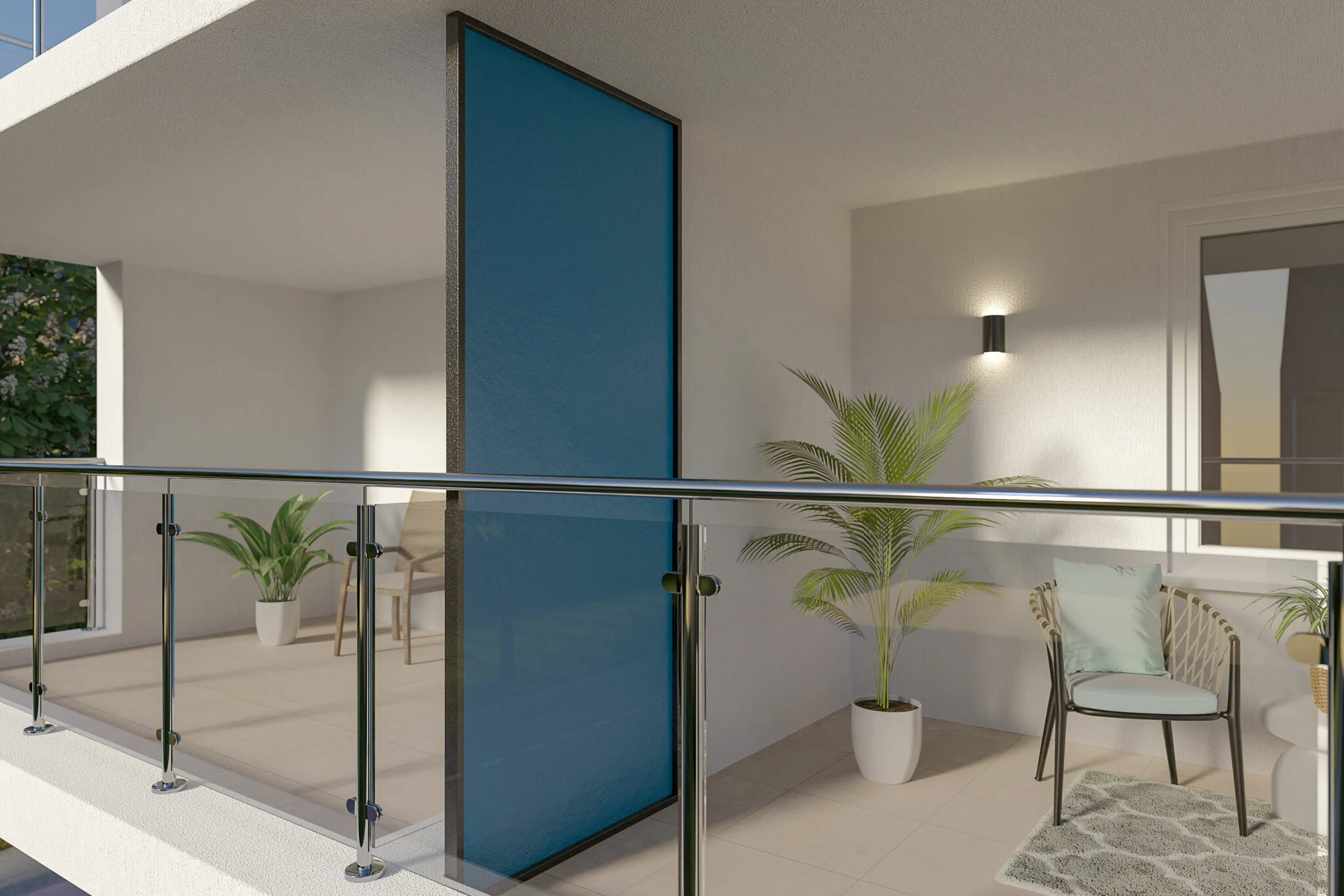 Balkon-afscheiding-hpl-blauw
