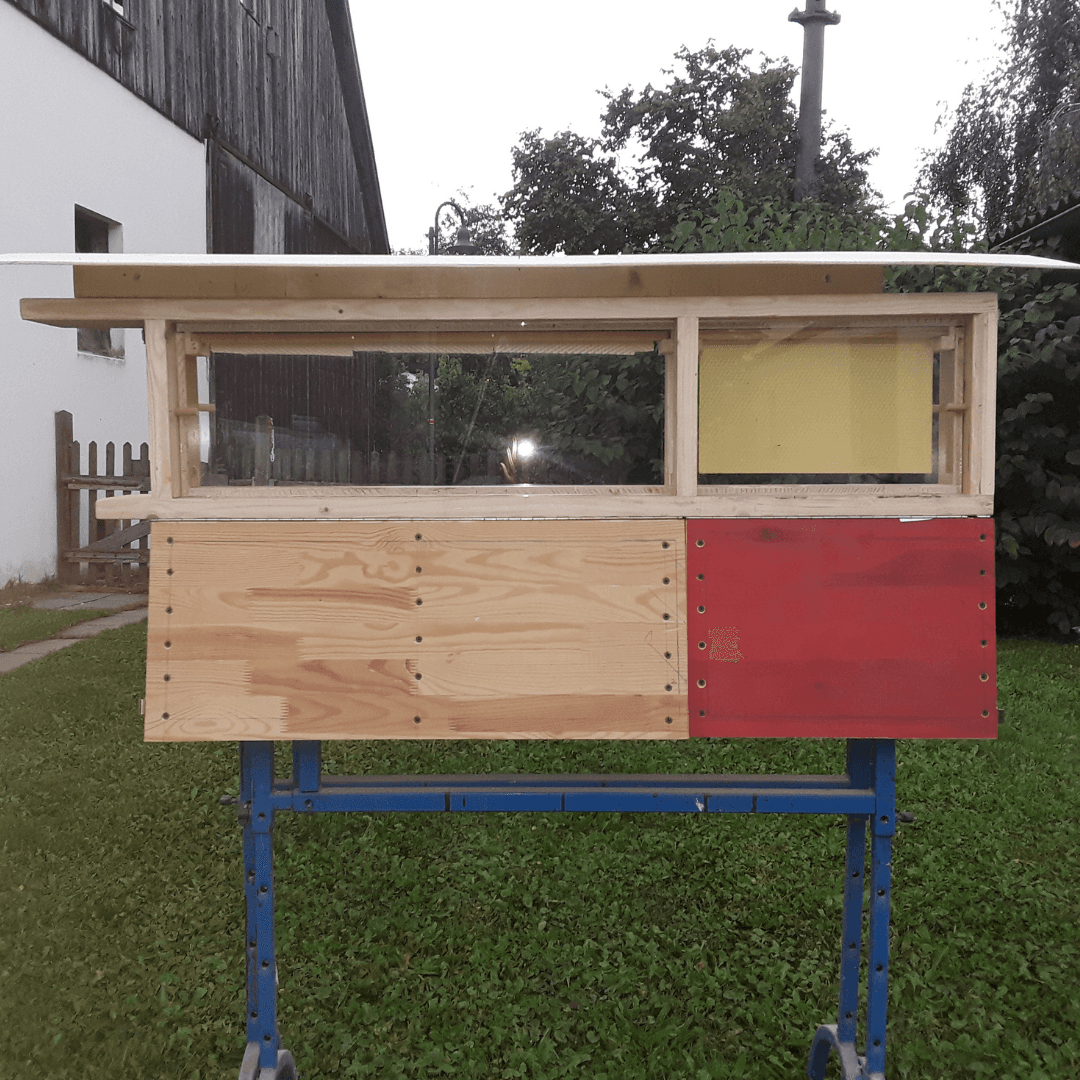 Bienenschaukasten mit Fenstern aus Acrylglas 18