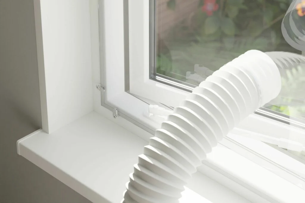 Acrylglas Fensterabdichtung für Klimaanlagen
