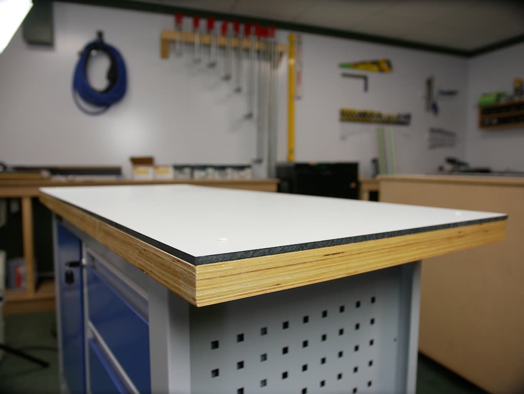 HPL Arbeitsplatte selber bauen