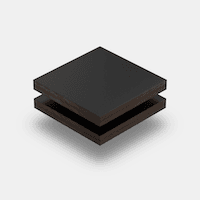HPL Platte schwarz