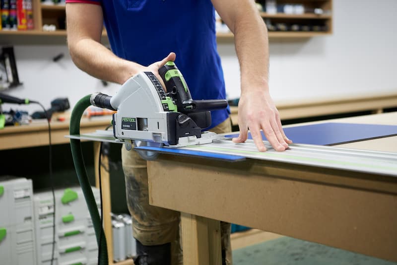 HPL platen sägen mit Kreissäge