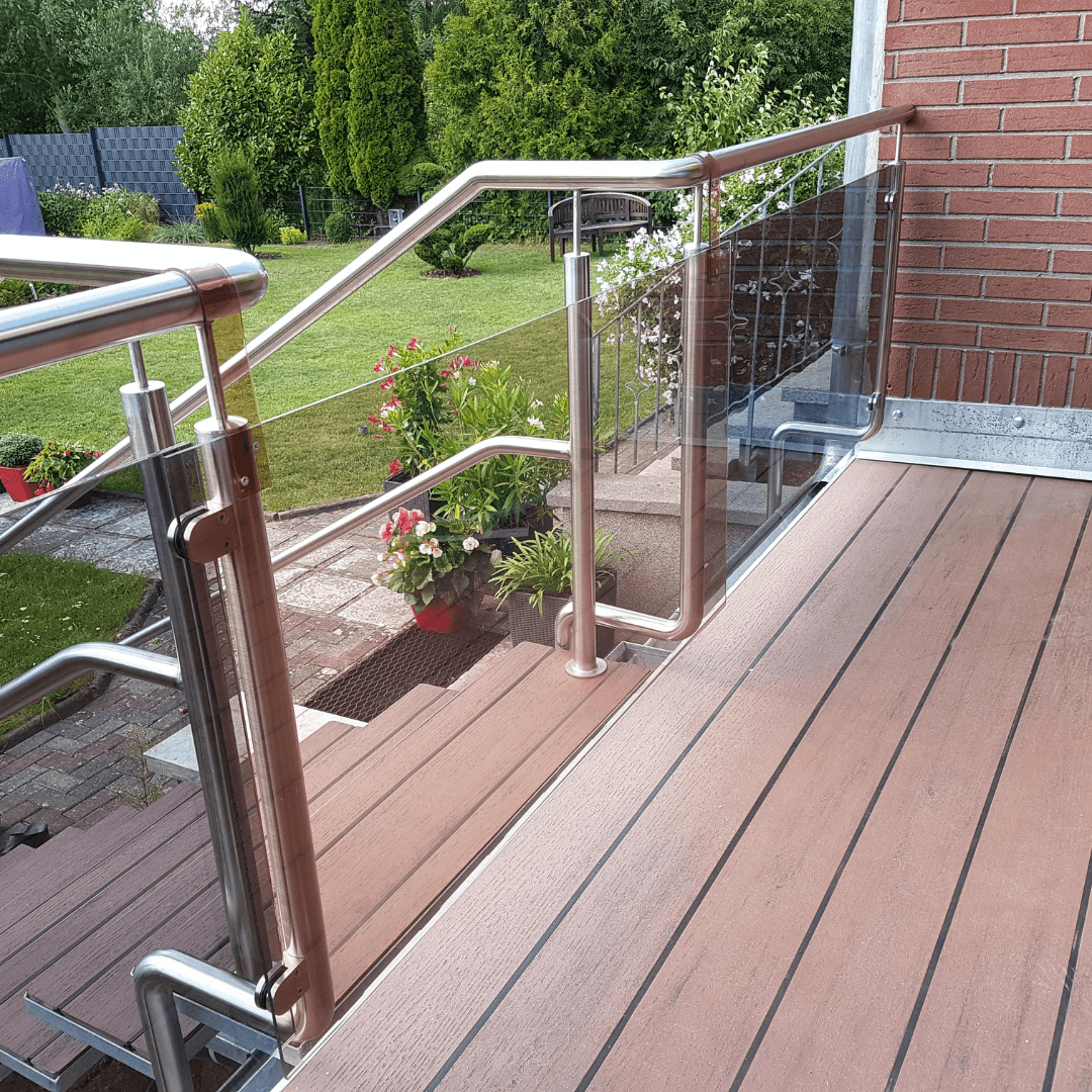 Hunde- und kindersichere Terrassenbegrenzung