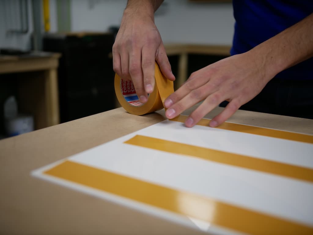 IKEA Kueche doppelseitiges Klebeband kleben Acrylglas