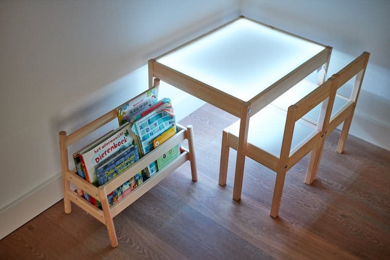 Leuchttisch selber bauen Endergebnis