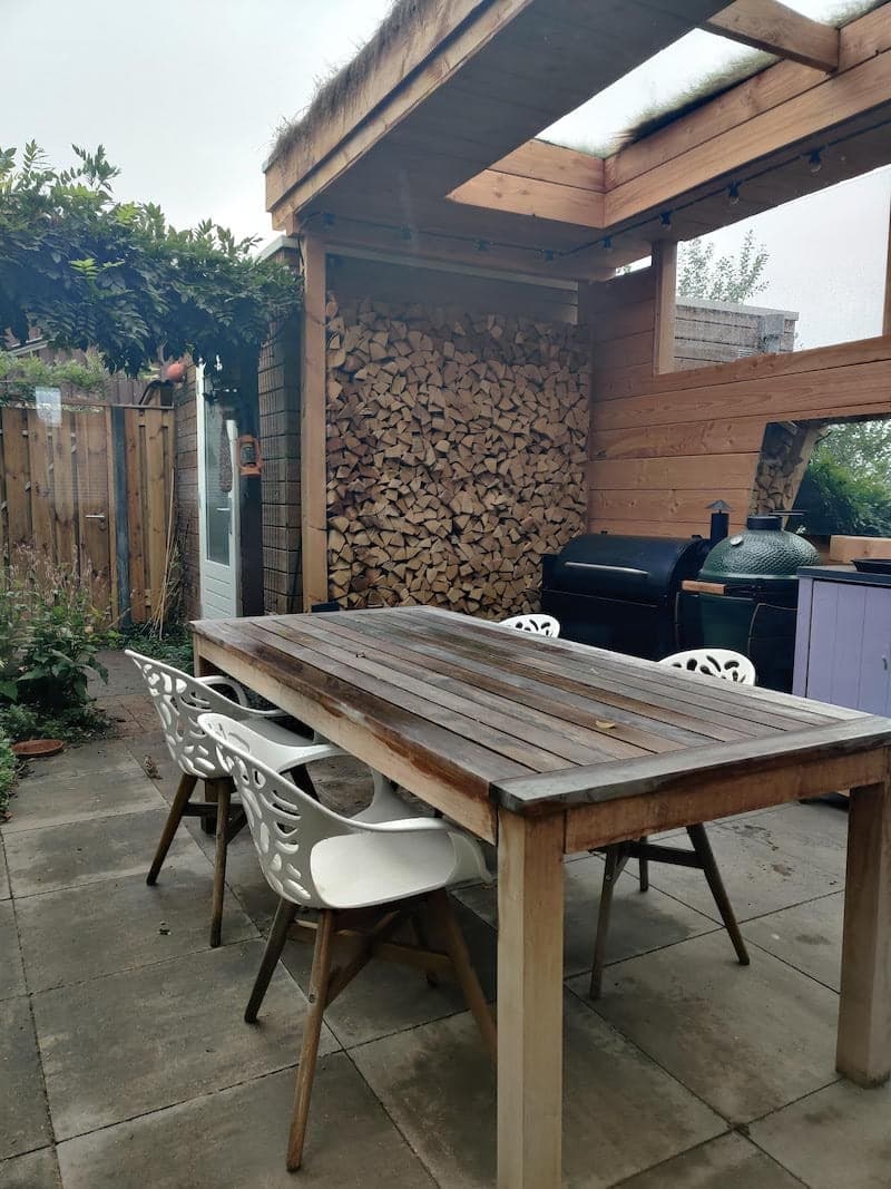 Lichtkuppel selber bauen aussenküche terrasse