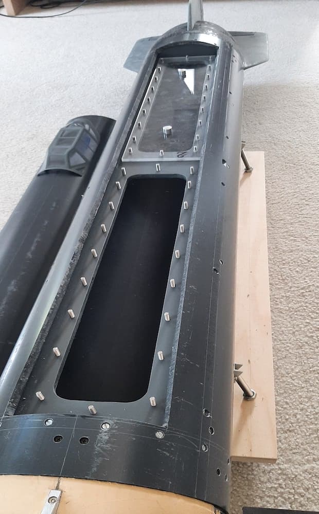 Modell U-Boot aus Hart PVC Platten