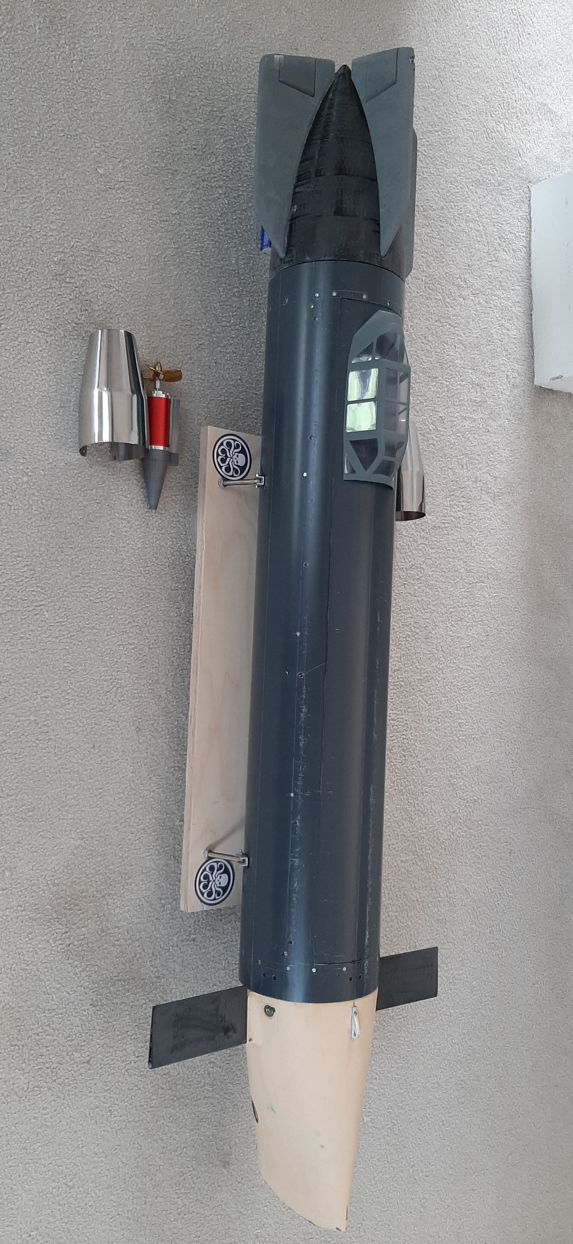 Modell U-Boot aus Hart PVC Platten