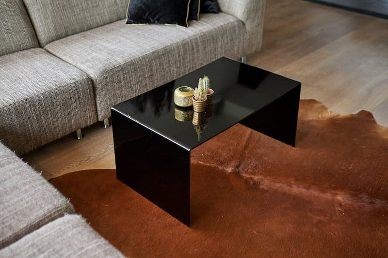 Plexiglas couchtisch selber bauen ergebnis
