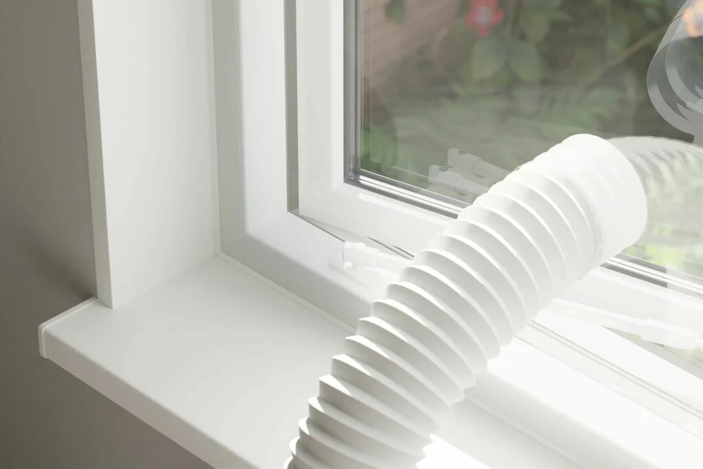Acrylglas Fensterabdichtung für Klimaanlagen
