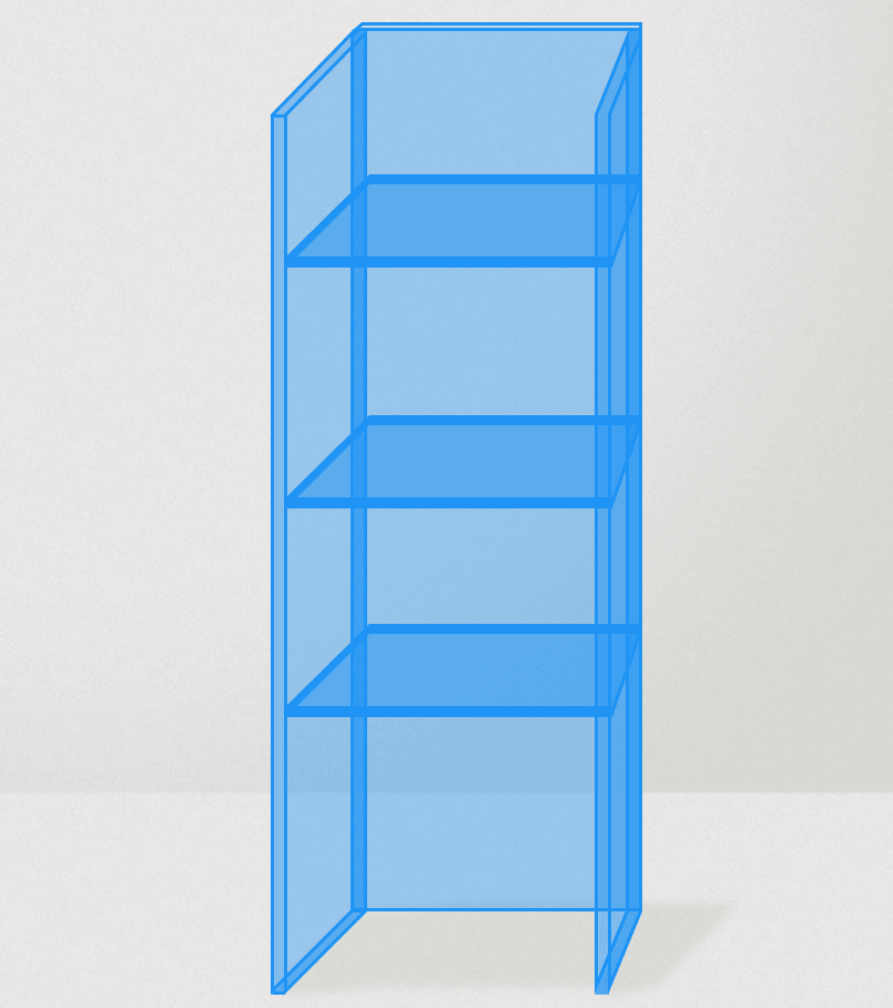 Plexiglas vitrine