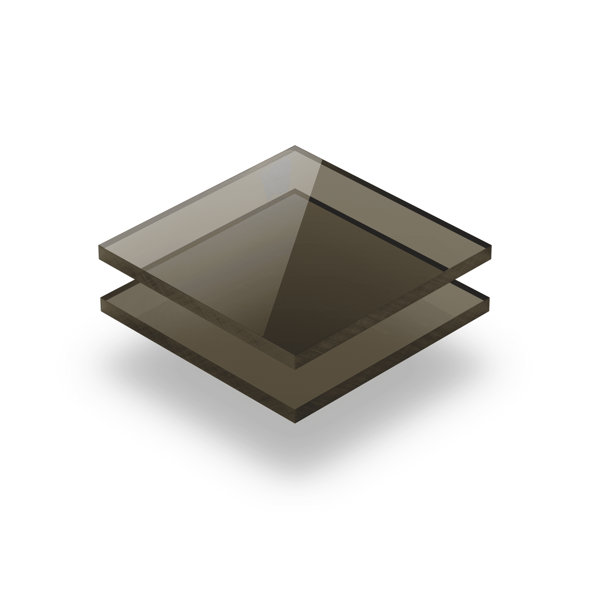 Polycarbonat Platte getönt braun