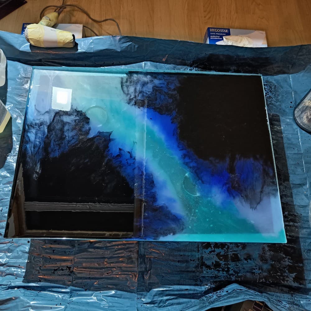 Resin Gemälde auf Acrylglas2