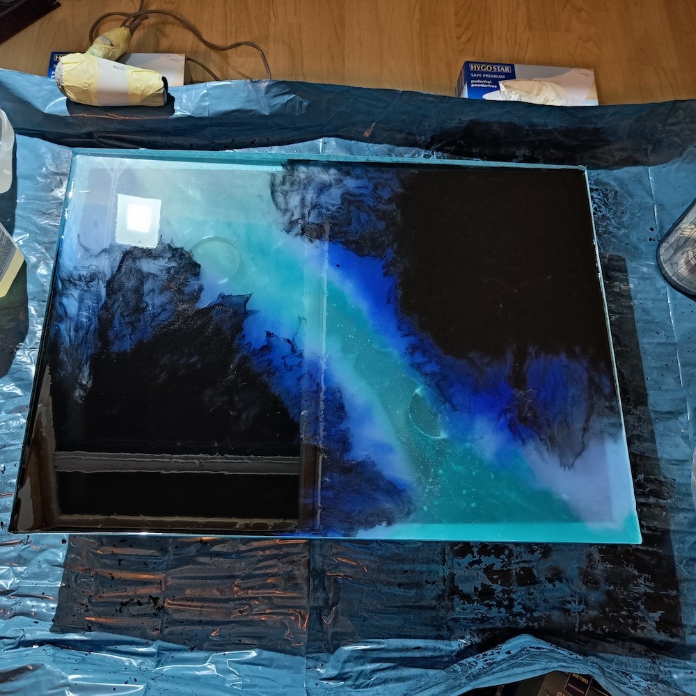 Resin Gemälde auf Acrylglas2