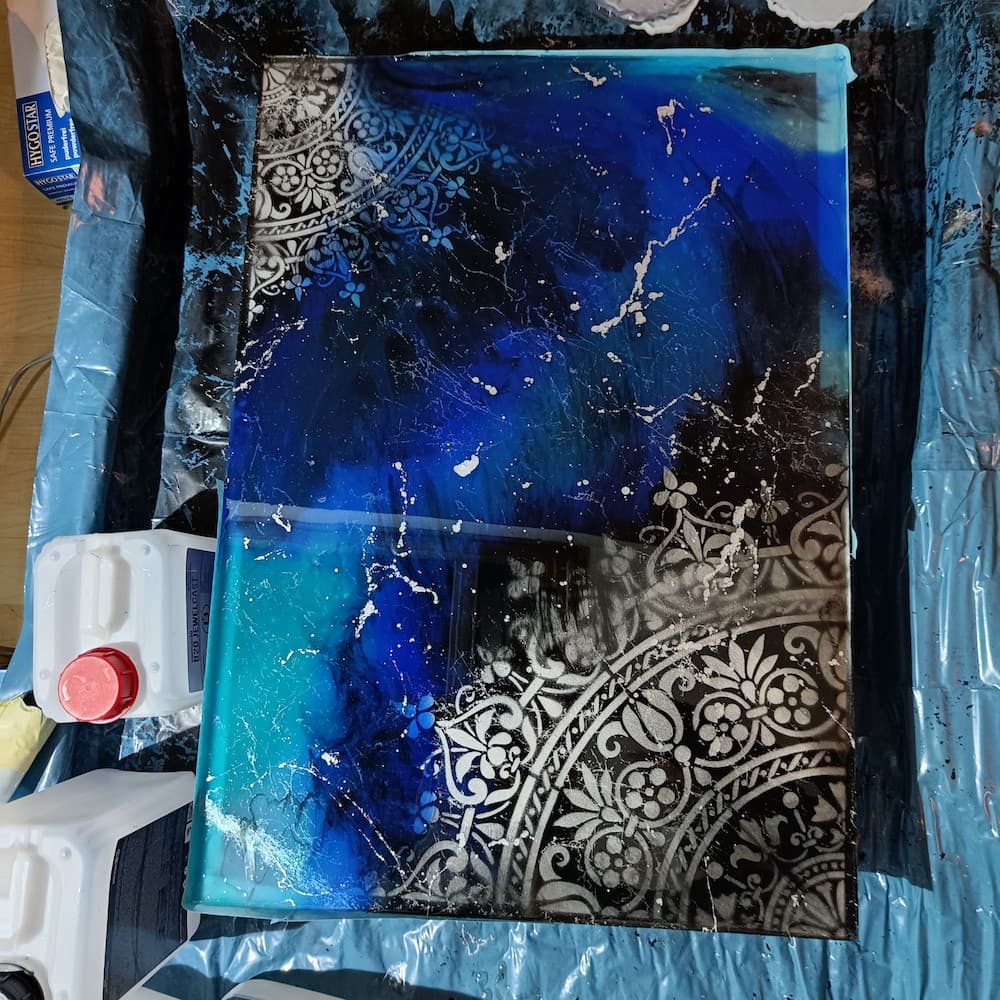 Resin Gemälde auf Acrylglas4