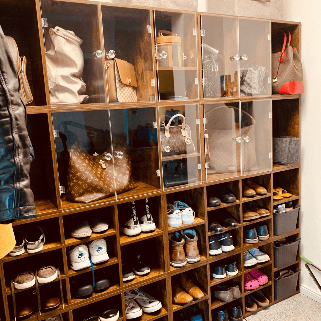 Schuhschrank mit Schranktüren selber bauen