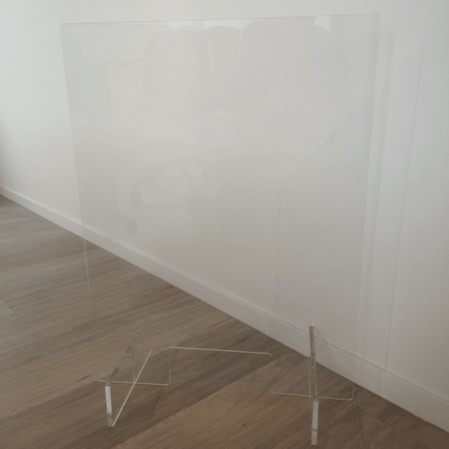 Transparente spuckschutz standard