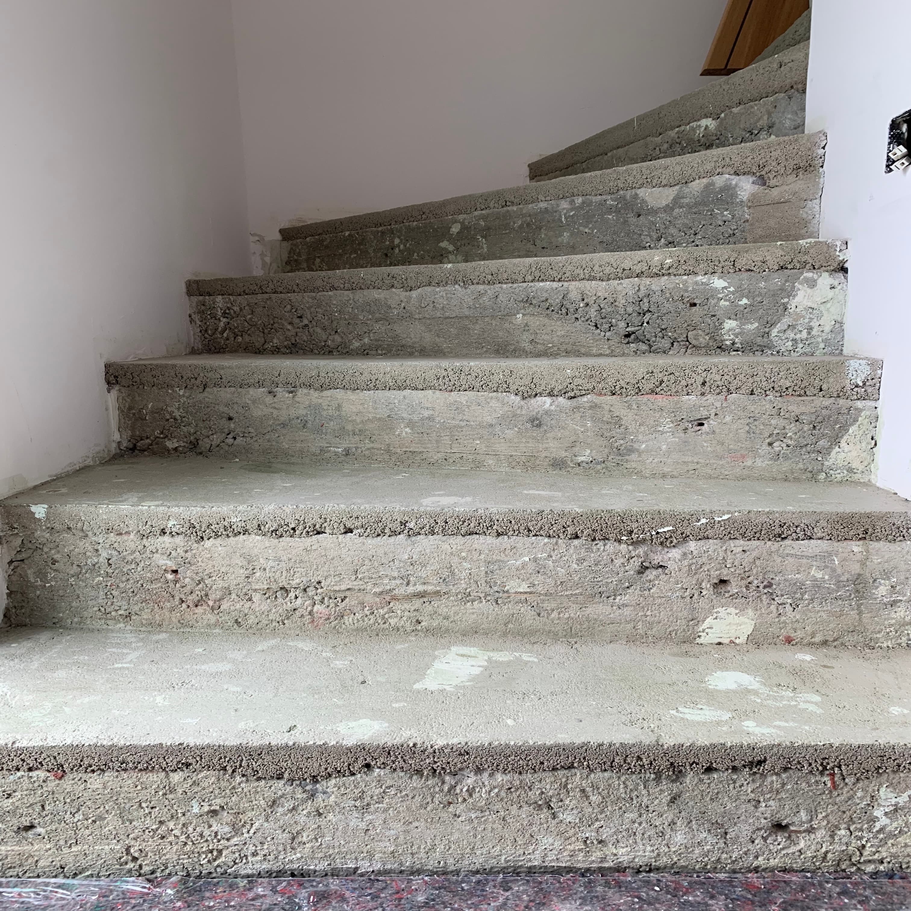 Treppe im Eigenbau mit HPL