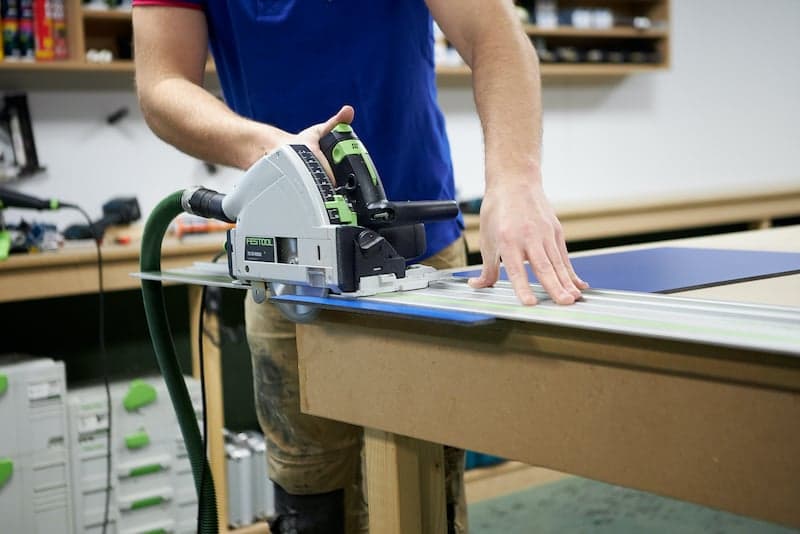 Trespa platten schneiden mit Kreissäge