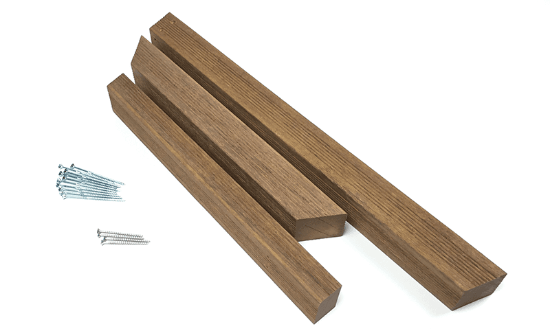 Tür überdachung selber bauen holzteile