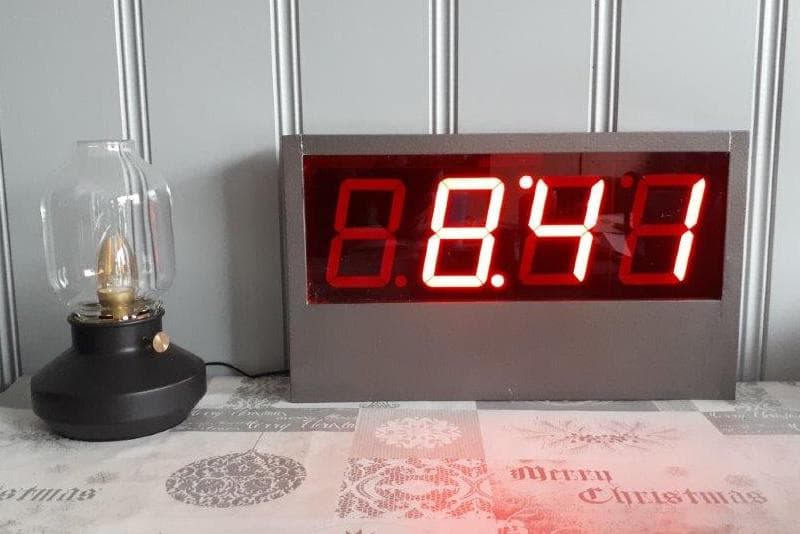 Wanduhr selber bauen digitaluhr