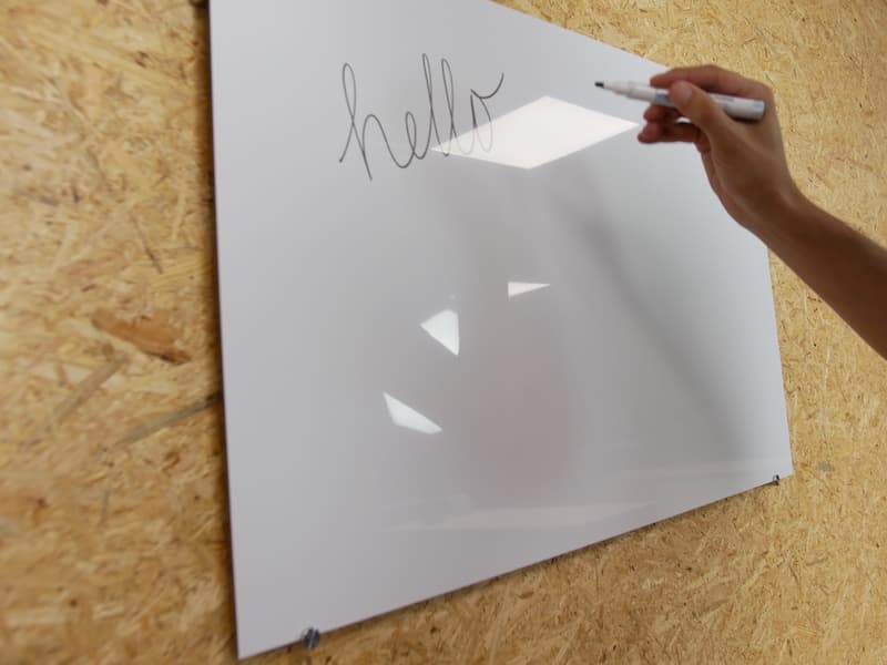 Whiteboard aus Alu Dibond