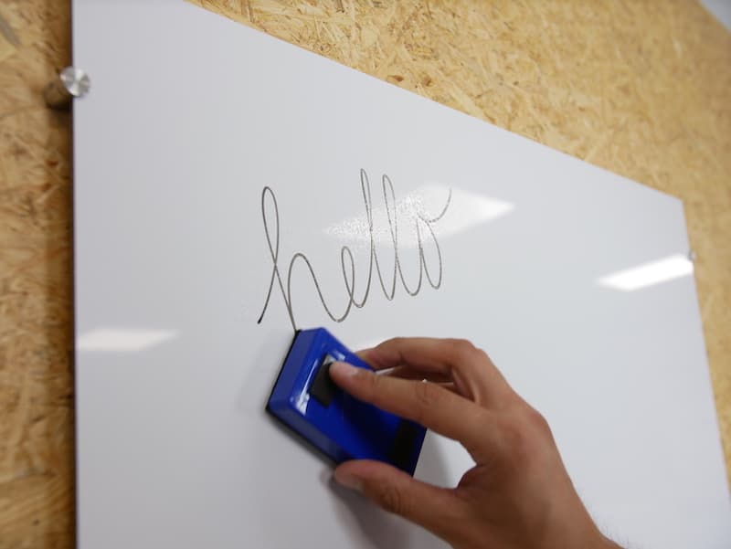 Whiteboard aus einer Alupanel platte
