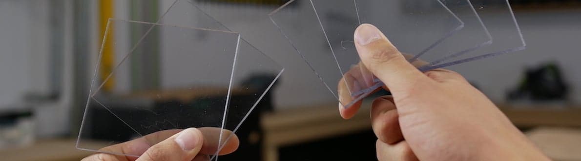 Plexiglas von polycarbonaat banner