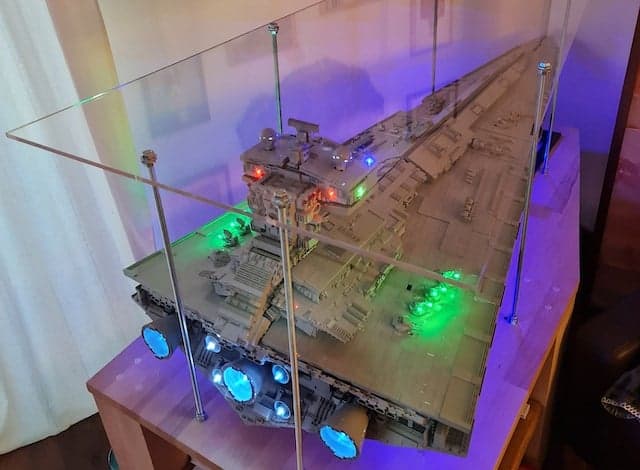 Abdeckplatte aus Acrylglas für Lego-Projekt02