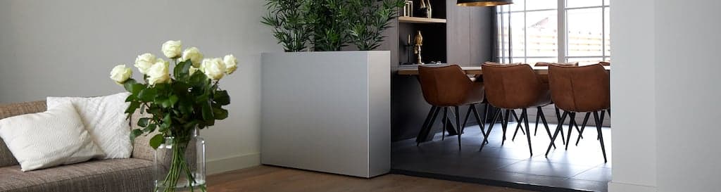 DIY raumteiler pflanzkübel mit rollen