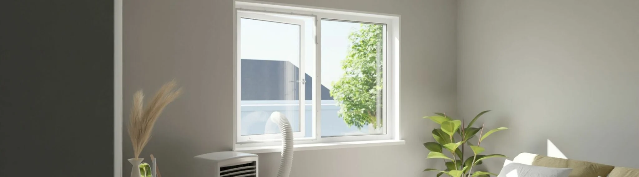 Acrylglas Fensterabdichtung für Klimaanlagen