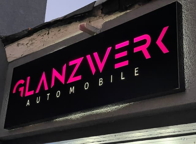 Gelasertes Firmenschild aus Metall01 kopie