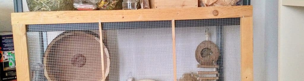 Rennmaus Gehege mit Kunststoffplatten nach Maß bauen