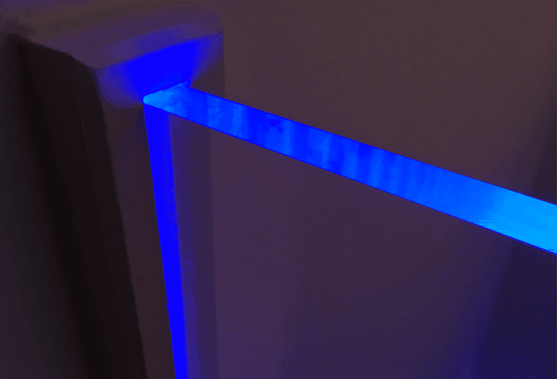 Plexiglas beleuchten LED