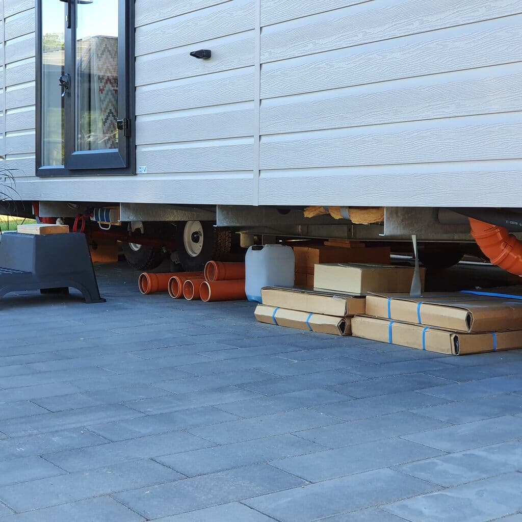 Mobilheim-Verkleidung aus HDPE-Platten