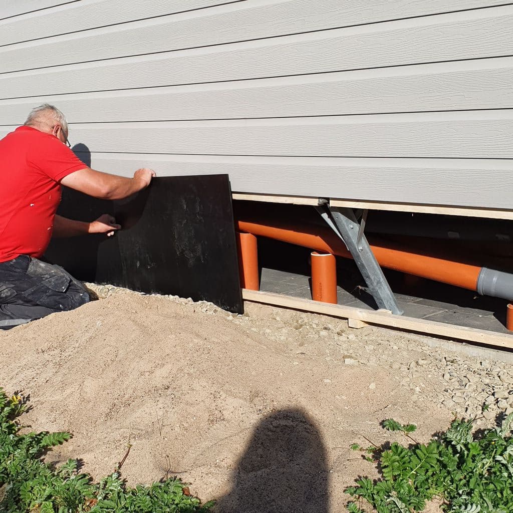 Mobilheim-Verkleidung aus HDPE-Platten