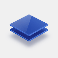 Assortiment plexiglas gekleurd